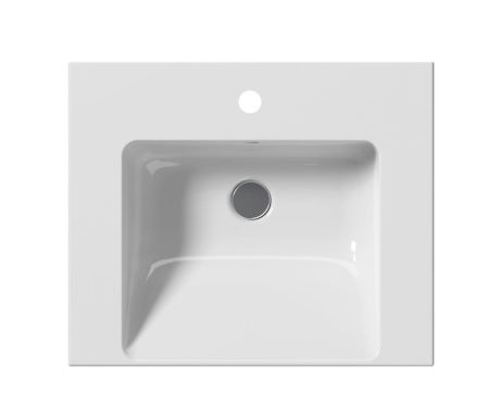 Przejdź do produktu NORM umywalka ceramiczna 60x18x50 cm, biały ExtraGlaze