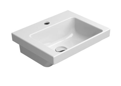 Przejdź do produktu NORM umywalka ceramiczna 42x17x34 cm, biały ExtraGlaze