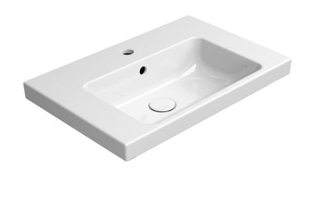 Przejdź do produktu NORM umywalka ceramiczna 60x18x40 cm, biały ExtraGlaze