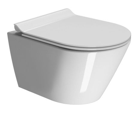 Przejdź do produktu KUBE X WC wiszące, Swirlflush, 50x36 cm, biały ExtraGlaze