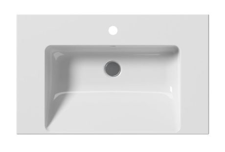 Przejdź do produktu NORM umywalka ceramiczna 80x18x50 cm, biały ExtraGlaze