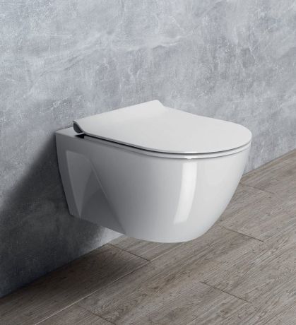 Przejdź do produktu PURA WC wiszące, Swirlflush, 36x55 cm, biały ExtraGlaze