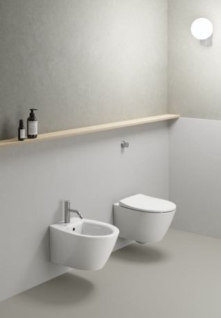 Przejdź do produktu MODO bidet wiszący, 37x52 cm, biały ExtraGlaze