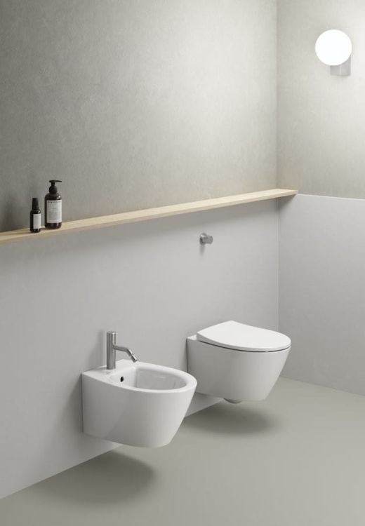 MODO bidet wiszący, 37x52 cm, biały ExtraGlaze