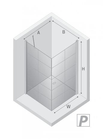Przejdź do produktu KABINA NEW SOLEO BLACK 1D KWADRATOWA P 90x90x195 CZYSTE 6mm ACTIVE SHIELD 2.0 WZÓR KRATKA
