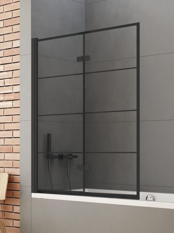 PARAWAN NAWANNOWY NEW SOLEO BLACK 1D L 100x140 CZYSTE 6mm ACTIVE SHIELD 2.0 WZÓR KRATKA