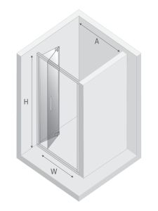 DRZWI WNĘKOWE ALTA 1D U 80x195 CZYSTE 6mm ACTIVE SHIELD 2.0