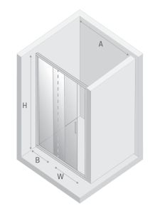 DRZWI WNĘKOWE ALTA III 1D U 90x195 CZYSTE 6mm ACTIVE SHIELD 2.0