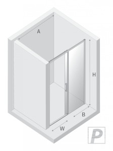 DRZWI WNĘKOWE PRIME 1D P 120x200 CZYSTE 6mm ACTIVE SHIELD 2.0