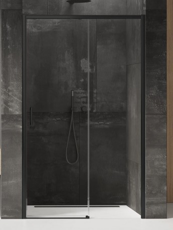 Przejdź do produktu Prysznicowe drzwi przesuwne, dostępne w wersji lewo- i prawostronnej, o wymiarach od 100x200 cm do 160x200 cm.