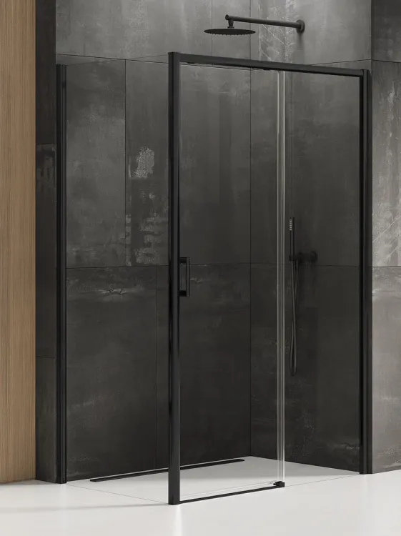 KABINA PRIME BLACK 1D PROSTOKĄTNA P 120x100x200 CZYSTE 6mm ACTIVE SHIELD 2.0