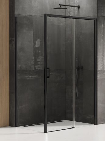 Przejdź do produktu KABINA PRIME BLACK 1D PROSTOKĄTNA P 160x70x200 CZYSTE 6mm ACTIVE SHIELD 2.0