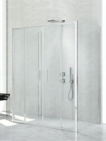 Przejdź do produktu KABINA NEW CORRINA 2D PROSTOKĄTNA PRZYŚCIENNA U 150x90x195 CZYSTE 6mm ACTIVE SHIELD 2.0