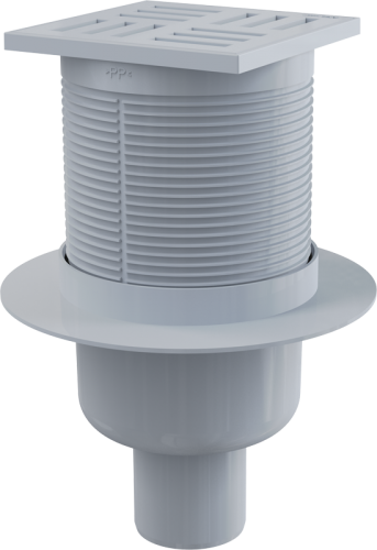 Kratka ściekowa plastikowa 105x105/50 mm odpływ pionowy Alcaplast APV6111