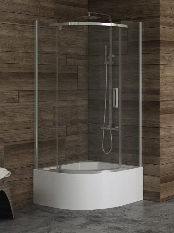 KABINA NEW KOMFORT 1D PÓŁOKRĄGŁA U 90x90x170 CZYSTE 6mm ACTIVE SHIELD 2.0