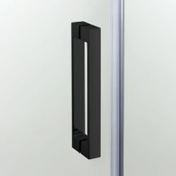 KABINA NEW KOMFORT BLACK 1D PÓŁOKRĄGŁA U 80x80x195 CZYSTE 6mm ACTIVE SHIELD 2.0