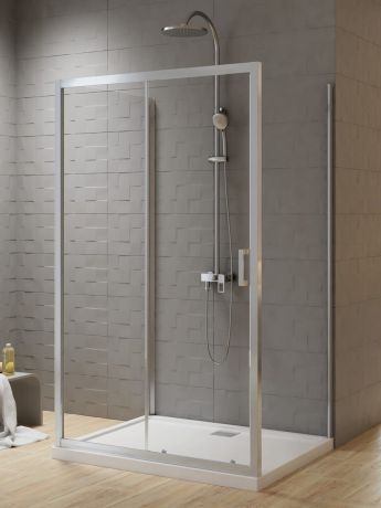 Przejdź do produktu KABINA NEW VARIA 1D PROSTOKĄTNA PRZYŚCIENNA U 100x80x190 CZYSTE 6mm ACTIVE SHIELD