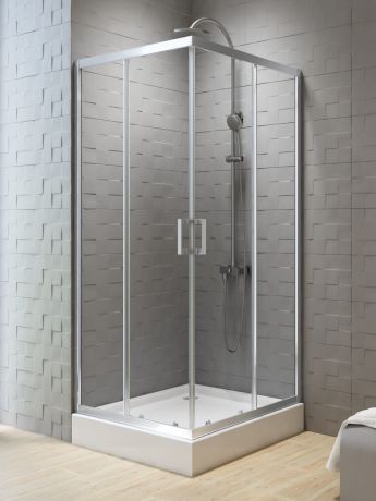 Przejdź do produktu KABINA NEW VARIA 2D PROSTOKĄTNA U 80x90x190 CZYSTE 6mm ACTIVE SHIELD