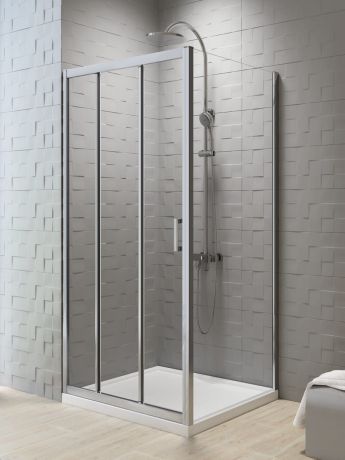 Przejdź do produktu KABINA NEW VARIA 1D PROSTOKĄTNA U 100x80x190 CZYSTE 6mm ACTIVE SHIELD