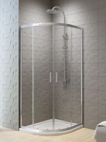 Przejdź do produktu KABINA NEW VARIA 2D PÓŁOKRĄGŁA U 80x80x190 CZYSTE 6mm ACTIVE SHIELD