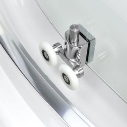 KABINA NEW VARIA 2D PÓŁOKRĄGŁA U 80x80x190 CZYSTE 6mm ACTIVE SHIELD