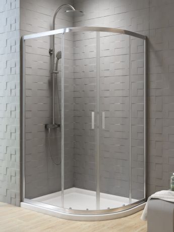 Przejdź do produktu KABINA NEW VARIA 2D ASYMETRYCZNA U 100x80x190 CZYSTE 6mm ACTIVE SHIELD