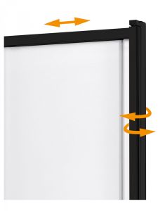 PARAWAN NAWANNOWY SENSI BLACK 1D U 100x150 CZYSTE 5mm ACTIVE SHIELD 2.0