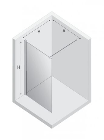 Przejdź do produktu NZ2 KABINA NEW MODUS WHITE WALK-IN U 100x200 CZYSTE 8mm ACTIVE SHIELD 2.0