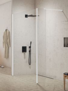 NZ2 KABINA NEW MODUS WHITE WALK-IN U 30x200 CZYSTE 8mm ACTIVE SHIELD 2.0