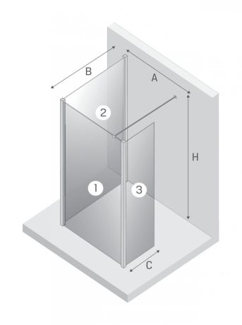 Przejdź do produktu NZ2 KABINA NEW MODUS WHITE WALK-IN U 140x200 CZYSTE 8mm ACTIVE SHIELD 2.0