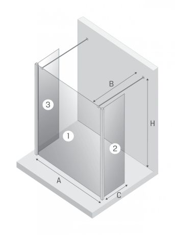 Przejdź do produktu NZ2 KABINA NEW MODUS WHITE WALK-IN U 110x200 CZYSTE 8mm ACTIVE SHIELD 2.0