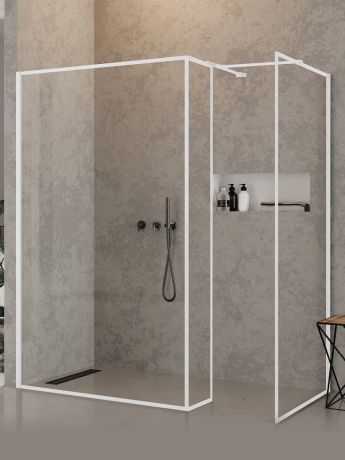 Przejdź do produktu NZ6 KABINA NEW MODUS WHITE WALK-IN U 90X200 CZYSTE 8mm ACTIVE SHIELD 2.0 WZÓR RAMKA