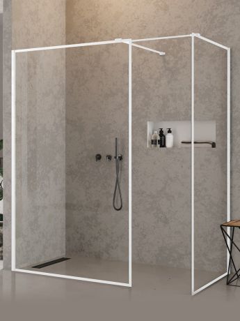 Przejdź do produktu NZ6 KABINA NEW MODUS WHITE WALK-IN U 140x120x200 CZYSTE 8mm ACTIVE SHIELD 2.0 WZÓR RAMKA