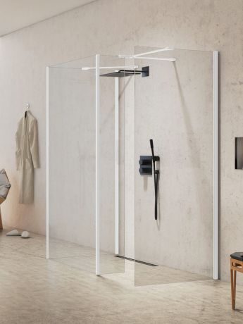 Przejdź do produktu NZ2 KABINA NEW MODUS WHITE WALK-IN U 80x200 CZYSTE 8mm ACTIVE SHIELD 2.0