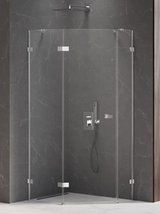 KABINA AVEXA 1D PIĘCIOKĄTNA L 90x90x200 CZYSTE 6mm ACTIVE SHIELD 2.0
