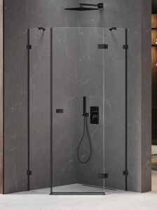 KABINA AVEXA BLACK 1D PIĘCIOKĄTNA P 80x80x200 CZYSTE 6mm ACTIVE SHIELD 2.0