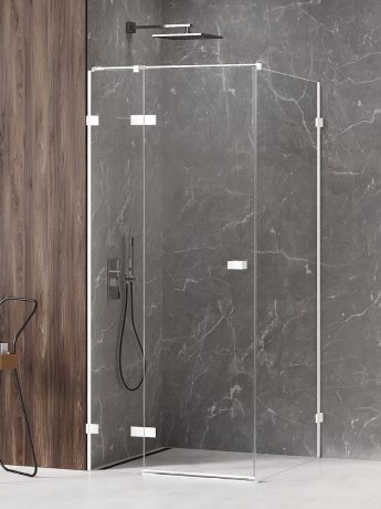 Przejdź do produktu NZ2 KABINA AVEXA WHITE 1D KWADRATOWA L 100x100x200 CZYSTE 6mm ACTIVE SHIELD 2.0