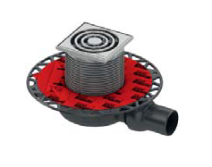 Przejdź do produktu Odpływ punktowy 10x10 cm super płaski kompletny Tecedrianpoint S110 3601100