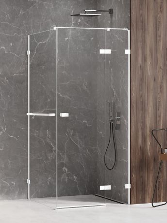 Przejdź do produktu NZ4 KABINA AVEXA WHITE 1D PROSTOKĄTNA P 100x70x200 CZYSTE 6mm ACTIVE SHIELD 2.0 WIESZAK