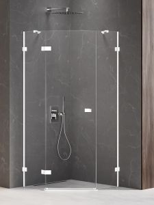 NZ2 KABINA AVEXA WHITE 1D PIĘCIOKĄTNA L 90x90x200 CZYSTE 6mm ACTIVE SHIELD 2.0