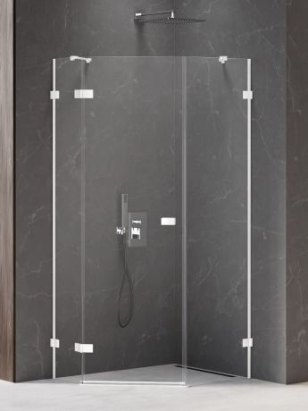 Przejdź do produktu NZ2 KABINA AVEXA WHITE 1D PIĘCIOKĄTNA ASYMETRYCZNA P 100x80x200 CZYSTE 6mm ACTIVE SHIELD 2.0 DRZWI LEWE