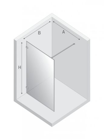 Przejdź do produktu NZ4 KABINA AVEXA WHITE WALK-IN  160x200 CZYSTE 8mm ACTIVE SHIELD 2.0