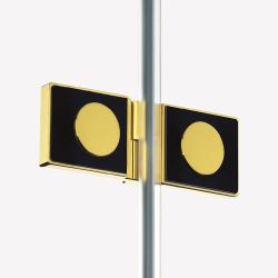 NZ4 KABINA AVEXA GOLD SHINE 1D PROSTOKĄTNA L 110x100x200 CZYSTE 6mm ACTIVE SHIELD 2.0 WIESZAK