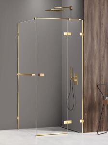 NZ4 KABINA AVEXA GOLD SHINE 1D KWADRATOWA P 110x110x200 CZYSTE 6mm ACTIVE SHIELD 2.0 WIESZAK
