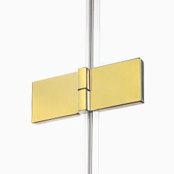 KABINA AVEXA GOLD SHINE 1D KWADRATOWA PRZYŚCIENNA L 80x80x200 CZYSTE 6mm ACTIVE SHIELD 2.0