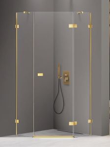 KABINA AVEXA GOLD SHINE 1D PIĘCIOKĄTNA P 80x80x200 CZYSTE 6mm ACTIVE SHIELD 2.0