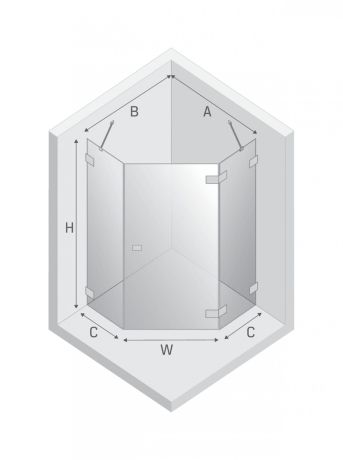 Przejdź do produktu KABINA AVEXA GOLD SHINE 1D PIĘCIOKĄTNA P 80x80x200 CZYSTE 6mm ACTIVE SHIELD 2.0