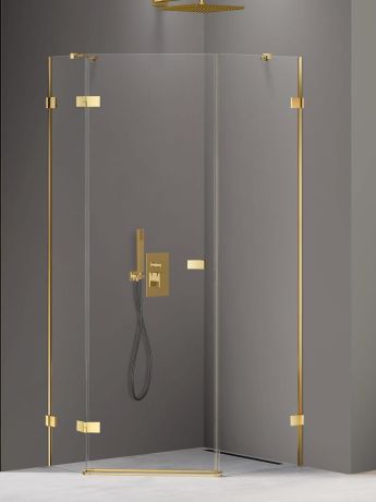 Przejdź do produktu KABINA AVEXA GOLD SHINE 1D PIĘCIOKĄTNA ASYMETRYCZNA P 100x80x200 CZYSTE 6mm ACTIVE SHIELD 2.0 DRZWI LEWE