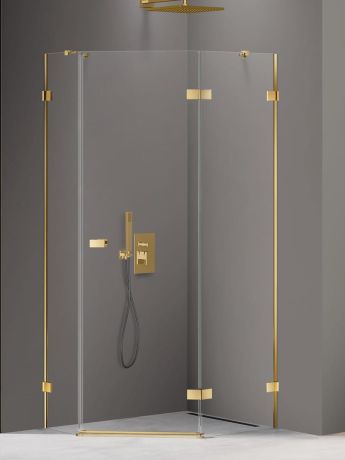 Przejdź do produktu KABINA AVEXA GOLD SHINE 1D PIĘCIOKĄTNA ASYMETRYCZNA P 100x80x200 CZYSTE 6mm ACTIVE SHIELD 2.0 DRZWI PRAWE