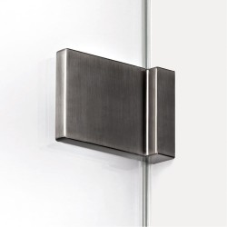 NZ2 DRZWI WNĘKOWE AVEXA GUNMETAL BRUSHED 1D P 130x200 CZYSTE 6mm ACTIVE SHIELD 2.0